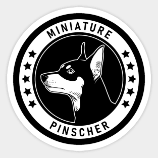 Miniature Pinscher Fan Gift Sticker